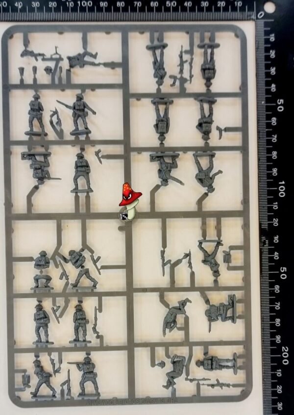 1/72 WW2 Late War British Infantry 1944-45 Plastic Soldier Company unboxed sprue - Image 2