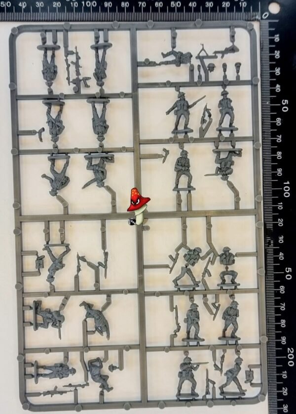 1/72 WW2 Late War British Infantry 1944-45 Plastic Soldier Company unboxed sprue - Image 3