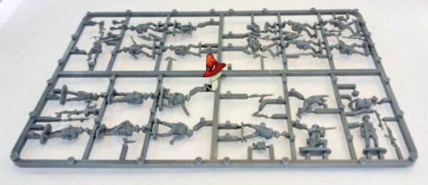 1/72 WW2 Late War British Infantry 1944-45 Plastic Soldier Company unboxed sprue - Image 5