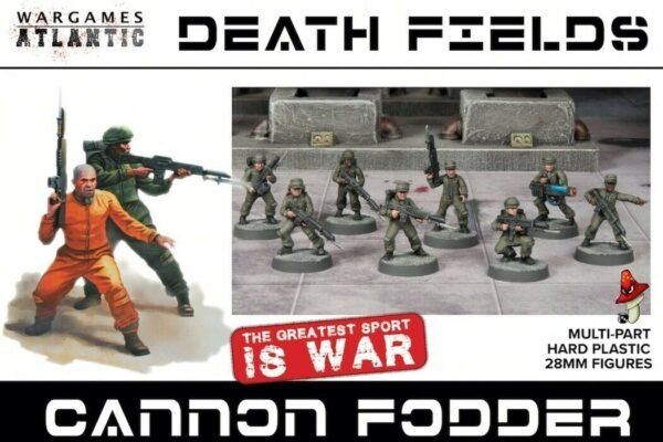 Cannon Fodder Wargames Atlantic WAADF005 28mm 1/56 scale 2 sprues unboxed 40k