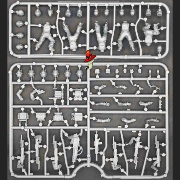 Cannon Fodder Wargames Atlantic WAADF005 28mm 1/56 scale 2 sprues unboxed 40k - Image 2