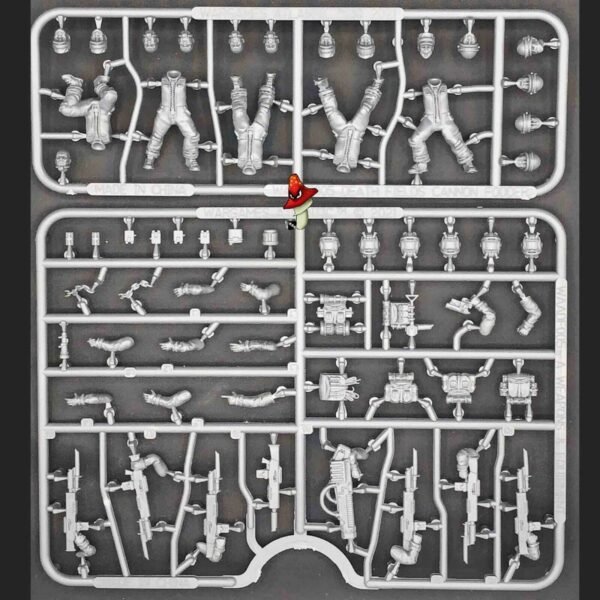 Cannon Fodder Wargames Atlantic WAADF005 28mm 1/56 scale 2 sprues unboxed 40k - Image 3