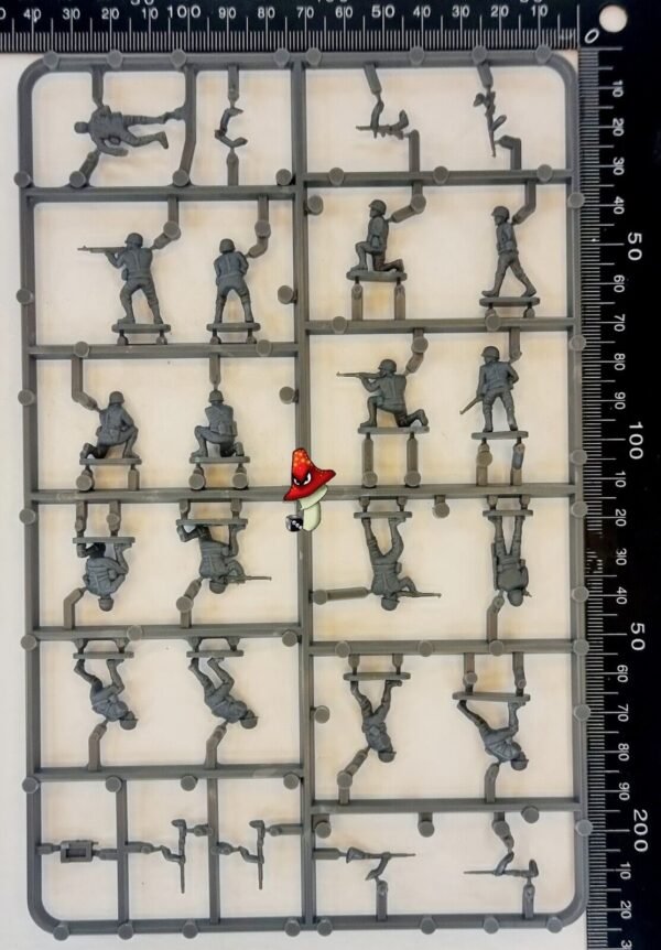 1/72 WW2 American Infantry 1944-45  Plastic Soldier Company  1 x sprue unboxed - Image 2