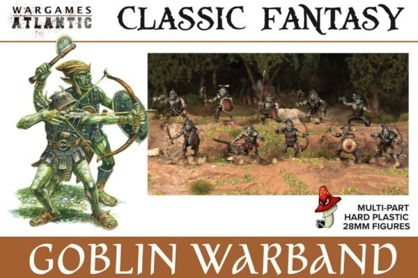 Goblin warband Wargames Atlantic DnD Fantasy 28mm 1/56 scale 1 sprue unboxed