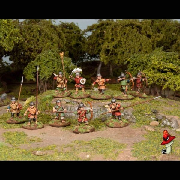 Halfling militia Wargames Atlantic DnD Hobbit  28mm 1/56 scale 1 sprue unboxed - Image 5