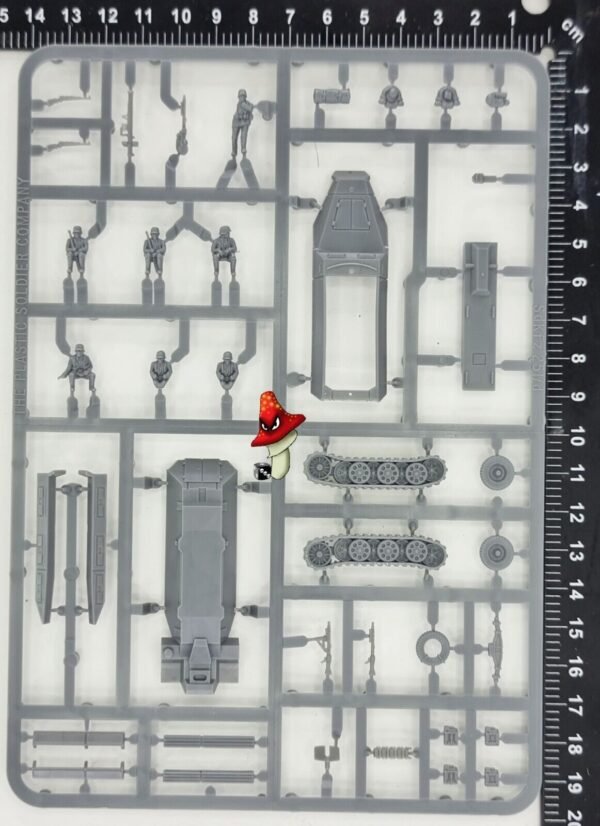 Plastic Soldier Company 15mm WW2 German SdKfz 251 Ausf D Halftrack 1 x Sprue - Image 2