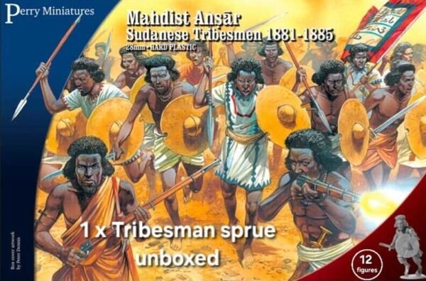 Mahdist Ansar Sudanese Tribesmen 1881-1885 Perry Miniatures 1 x sprue unboxed