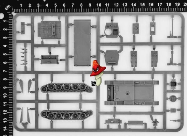 Plastic Soldier Company 15mm WWII British  Cromwell Tank 1 x Sprue Unboxed - Image 2