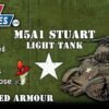 Victrix M5 A1 Stuart 12mm 1:144 scale WWII 1 x plastic sprue unboxed VG12011