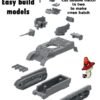Victrix M5 A1 Stuart 12mm 1:144 scale WWII 1 x plastic sprue unboxed VG12011 - Image 2