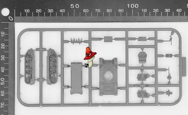 Victrix M5 A1 Stuart 12mm 1:144 scale WWII 1 x plastic sprue unboxed VG12011 - Image 3