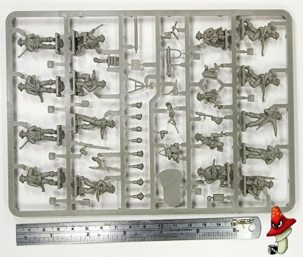 Valiant Miniatures 1/72 WWII British Tommies  VM001 1 x sprue 17 figures - Image 4