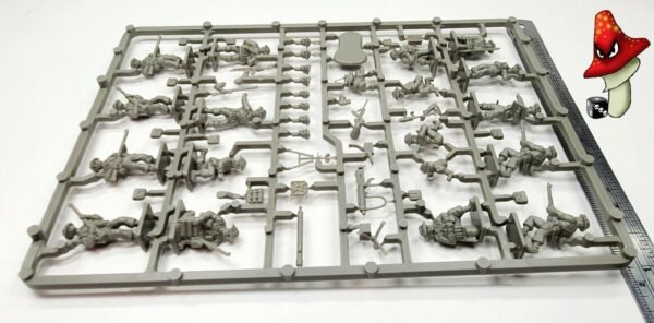 Valiant Miniatures 1/72 WWII British Tommies  VM001 1 x sprue 17 figures - Image 5