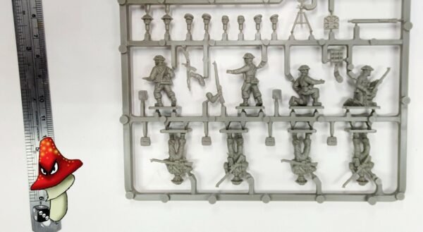 Valiant Miniatures 1/72 WWII British Tommies  VM001 1 x sprue 17 figures - Image 8