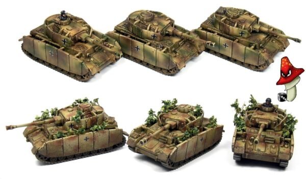 Victrix Panzer IV H Pz.Kpfw.IV Ausf.H 12mm 1:144 scale WWII 1 x plastic sprue - Image 8