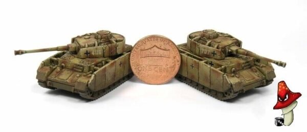 Victrix Panzer IV H Pz.Kpfw.IV Ausf.H 12mm 1:144 scale WWII 1 x plastic sprue - Image 9