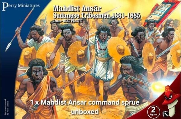 Mahdist Ansar Sudanese command 1881-1885 Perry Miniatures 1 x sprue unboxed