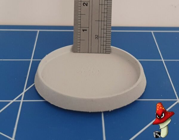 5 x 40mm  Hollow Recessed Blank Round Resin Bases - Image 2