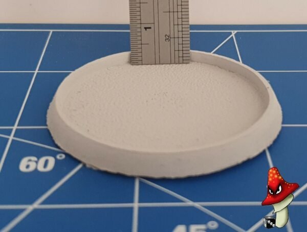 3 x 50mm  Hollow Recessed Blank Round Resin Bases - Image 2