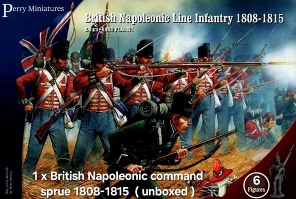 British Napoleonic 1 x Command Sprue 1808-1815 Perry Miniatures 28mm Unboxed