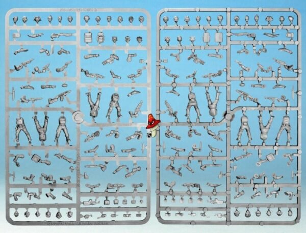 Stargrave female Crew II North Star Miniatures 1 x sprue 5 x figures 28mm 1/56 - Image 4