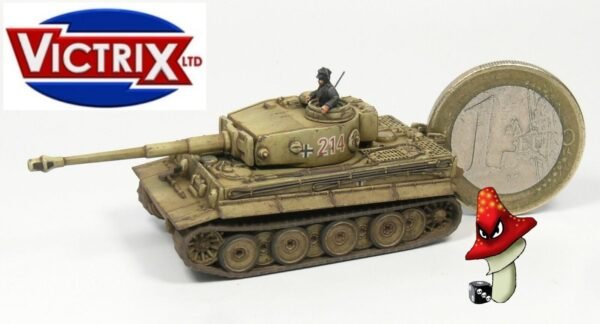 Victrix 6 x German Tiger I 1:144 scale WWII Tanks VG12008 Plastic Sprues - Image 8