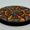 1 x 60mm Chaos Symbol metal flooring Round Resin Base, Demon Warhammer 40k scifi - Image 4
