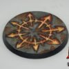1 x 60mm Chaos Symbol metal flooring Round Resin Base, Demon Warhammer 40k scifi - Image 12