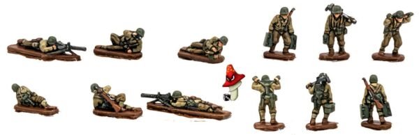 Victrix 47 x US Infantry Troops 12mm 1:144 WWII VG12019 1 x Sprue Set Unboxed - Image 17