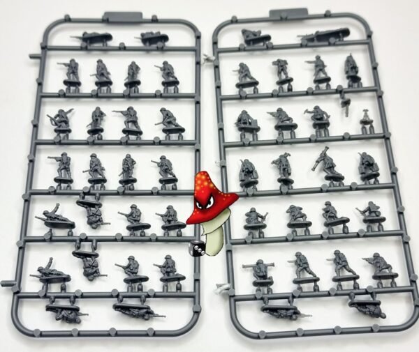 Victrix 47 x US Infantry Troops 12mm 1:144 WWII VG12019 1 x Sprue Set Unboxed - Image 8