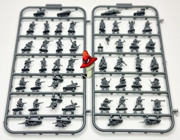 Victrix 47 x US Infantry Troops 12mm 1:144 WWII VG12019 1 x Sprue Set Unboxed - Image 11