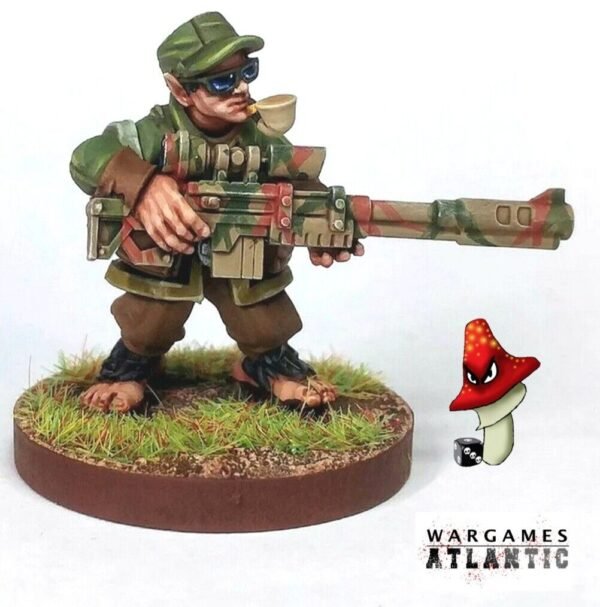 Wargames Atlantic SneakFeet 28mm 1/56 scale 1 x sprue Ratling snipers - Image 6