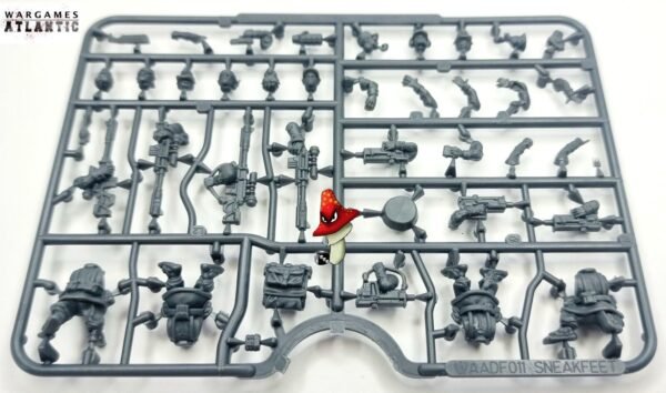 Wargames Atlantic SneakFeet 28mm 1/56 scale 1 x sprue Ratling snipers - Image 11