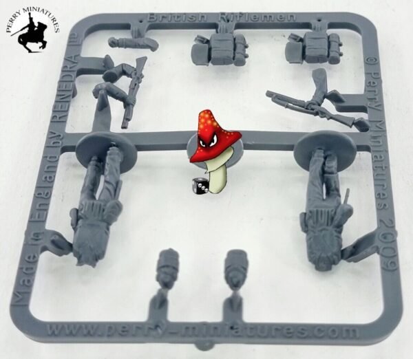 British Napoleonic 1 x Riflemen Sprue 1808-1815 Perry Miniatures 28mm Unboxed - Image 6