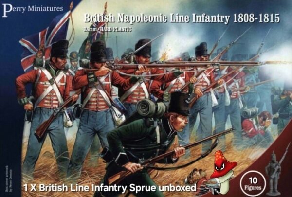 British Napoleonic Line Infantry 1808-1815 Perry Miniatures 28mm 1 x Sprue Nobox