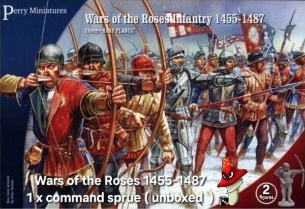 Wars of the Roses Infantry 1455-1487 Perry Miniatures 28mm 1 x Command Sprue