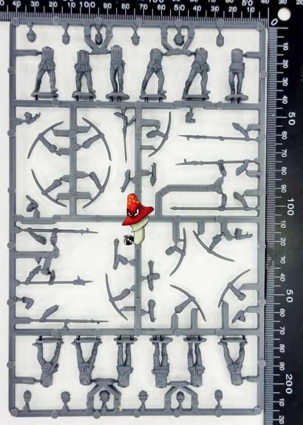 Wars of the Roses Infantry 1455-1487 Bows & Bill Perry Miniatures 28mm 1 x Sprue - Image 2