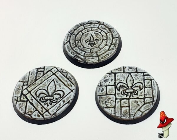 3 x 50mm resin bases, sisters battle, sororitas ruined sanctuary inquisition 40k - Image 5