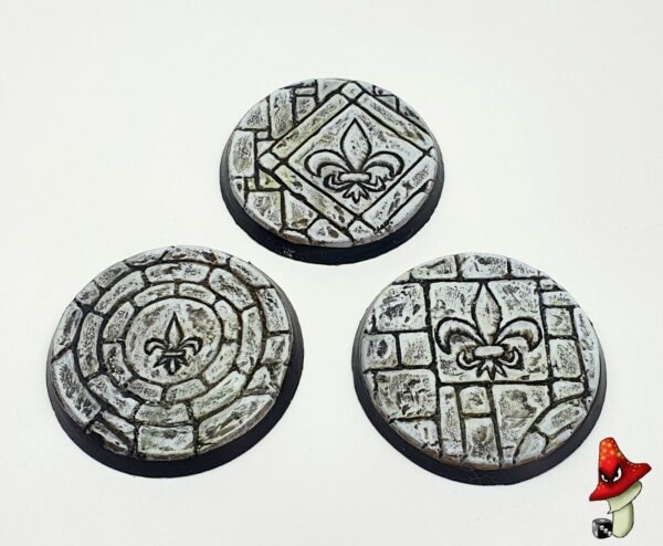 3 x 50mm resin bases, sisters battle, sororitas ruined sanctuary inquisition 40k - Image 8