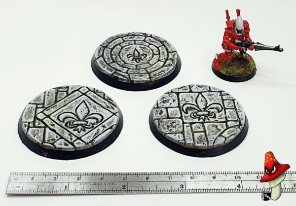 3 x 50mm resin bases, sisters battle, sororitas ruined sanctuary inquisition 40k - Image 10