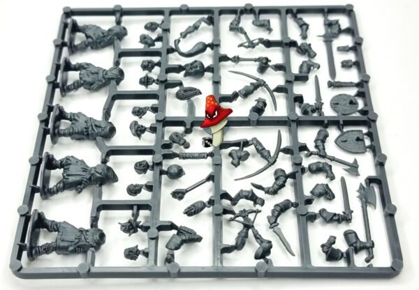 Soldier Frostgrave 28mm 1/56 scale figures FGVP01 DnD 1 x Plastic Sprue unboxed - Image 5