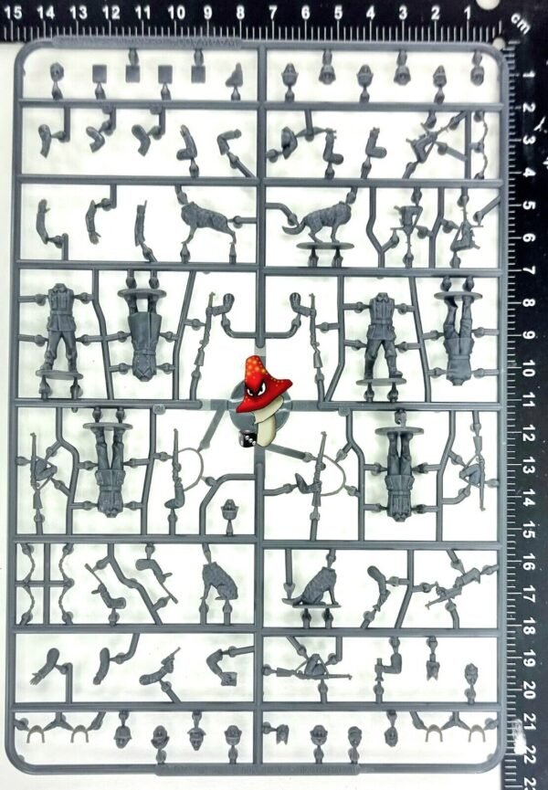 German Sentries & Dogs Wargames Atlantic 1/56 28mm scale WWII 1 x sprue Unboxed - Image 3