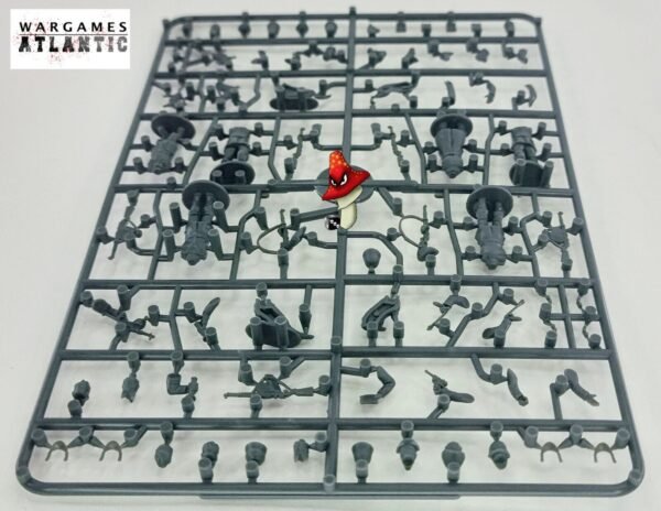 German Sentries & Dogs Wargames Atlantic 1/56 28mm scale WWII 1 x sprue Unboxed - Image 12