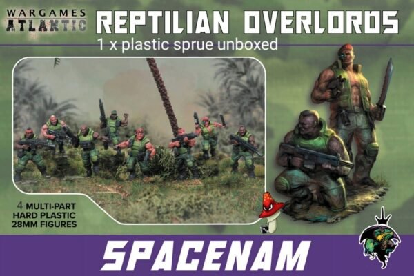 SpaceNam Wargames Atlantic 1 x plastic sprue unboxed 28mm 1/56 catachan fighters