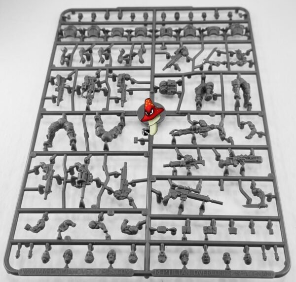 SpaceNam Wargames Atlantic 1 x plastic sprue unboxed 28mm 1/56 catachan fighters - Image 7