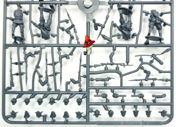 Wargames Atlantic Russian Infantry 1914-1918 1/56 28mm scale WWI 1 x sprue Unbox - Image 13