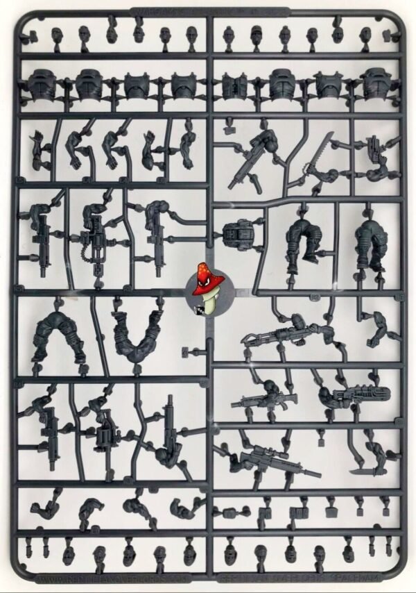 SpaceNam Wargames Atlantic 1 x plastic sprue unboxed 28mm 1/56 catachan fighters - Image 10