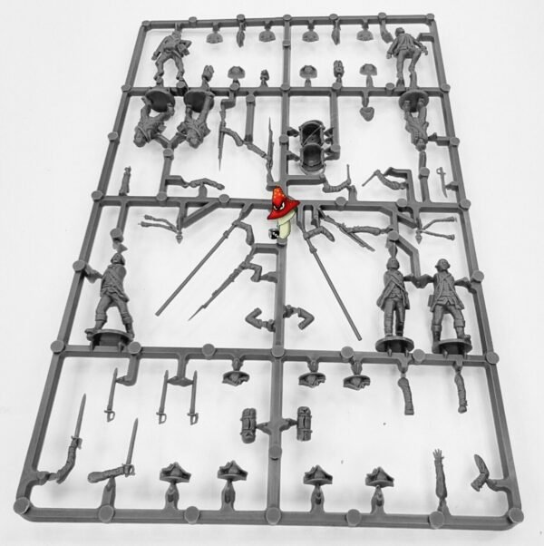 Perry Miniatures American War of Independence 1775-1783 British command 1 sprue - Image 4