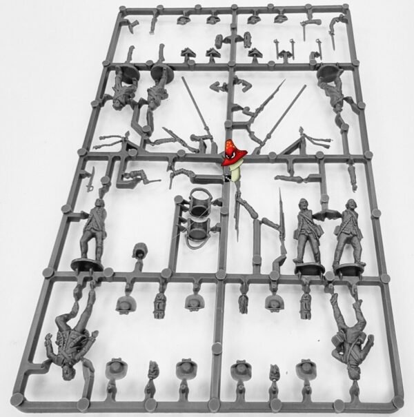 Perry Miniatures American War of Independence 1775-1783 British command 1 sprue - Image 6