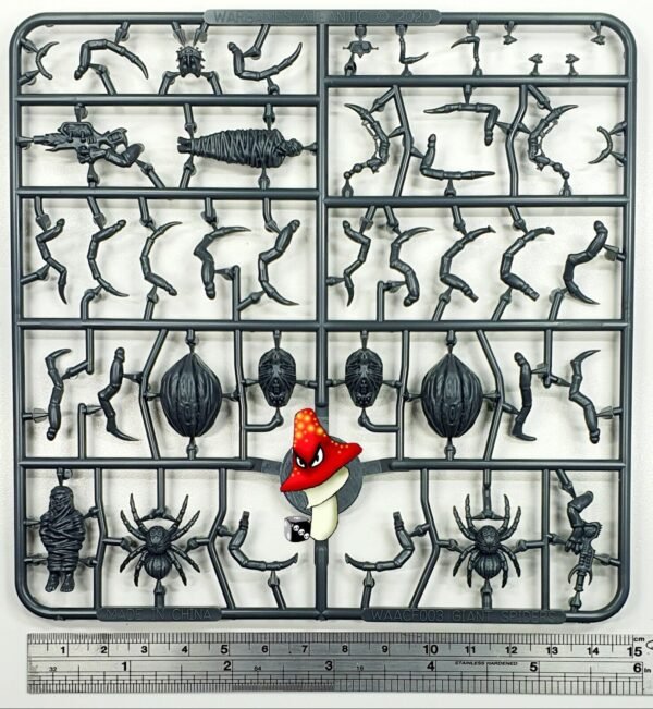 Wargames Atlantic Fantasy Giant Spiders  28mm 1/56 Scale 1 x Sprue Unboxed - Image 2